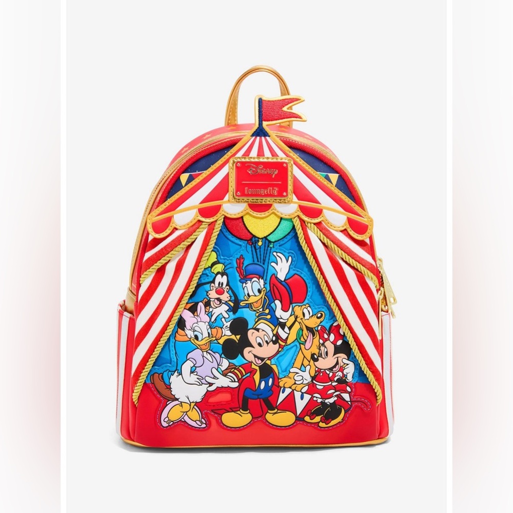 Loungefly Mickey Mouse and Friends Circus Mini Backpack